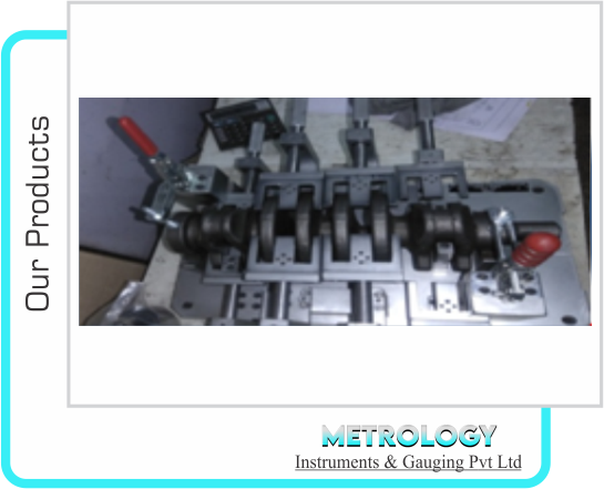 Crankshaft Web Deflection & Symmetry Checking Fixture